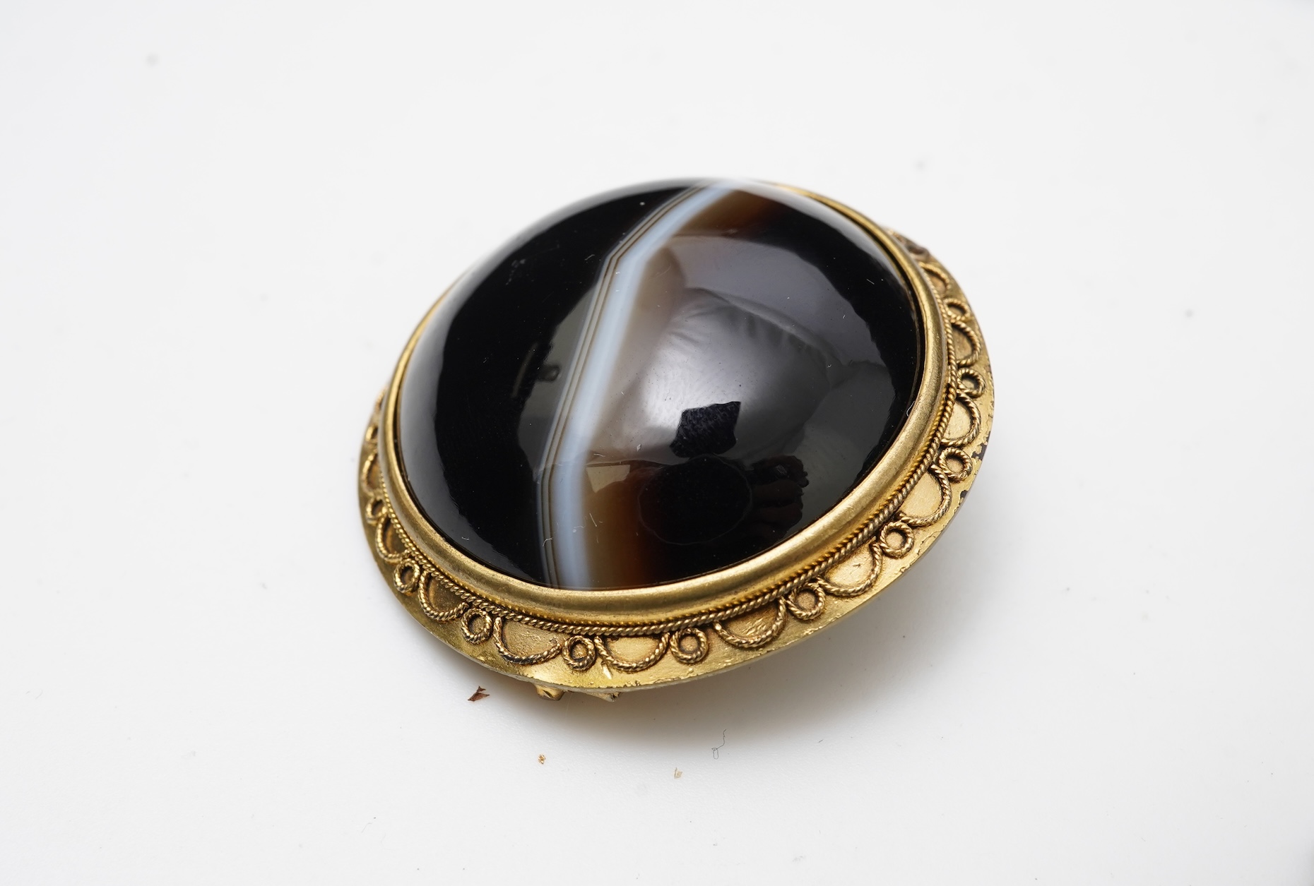 A collection of five brooches, 19th century